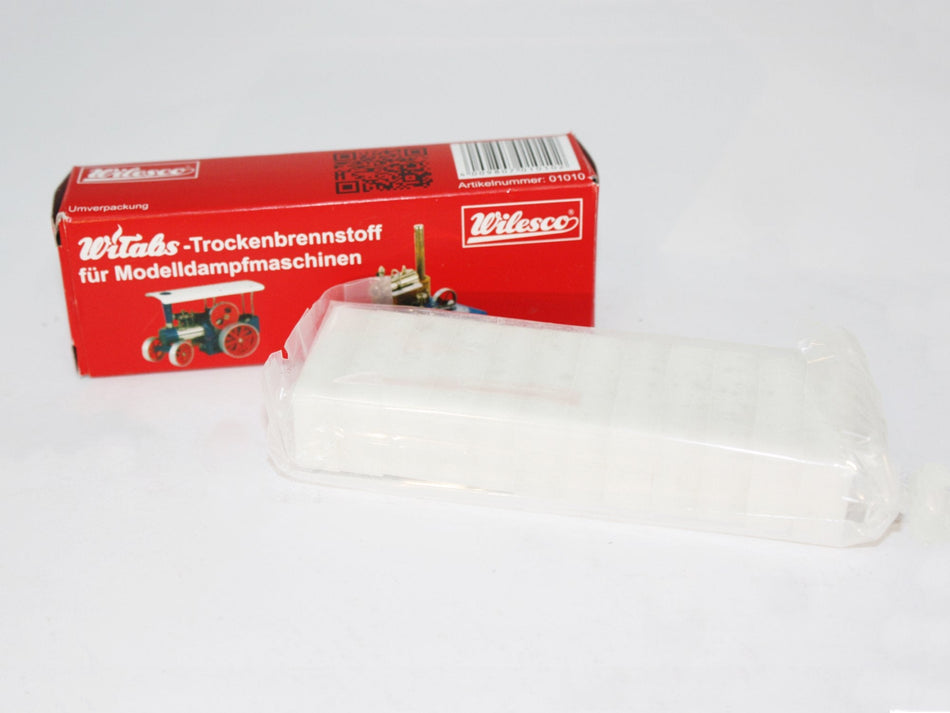 Wilesco 01010 One Box of Witab Fuel (7 grams ea. tablet) Live Steam Engine Fuel