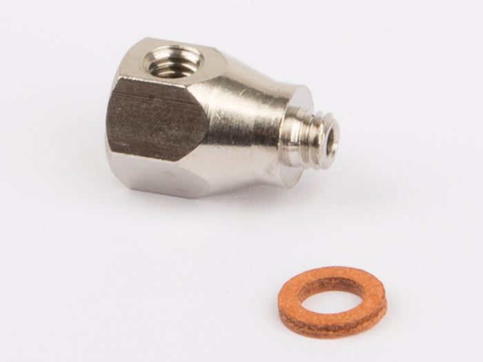 Wilesco 01509 Angle piece for oiler, nickel plated for Wilesco D 52, 455