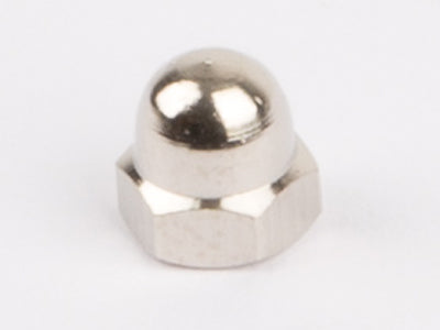 Wilesco 01597 Metal dome nuts, nickel plated, M3 for Wilesco