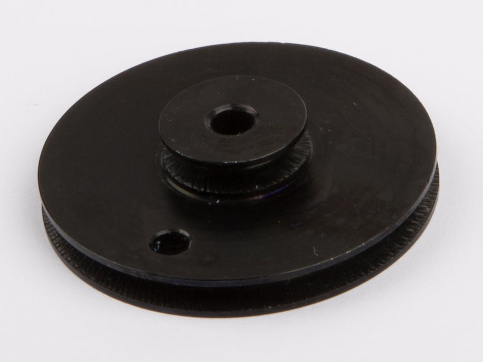 Wilesco 01640 Grooved pulley, aluminium, black, 38 mm diameter for Wilesco D 409, 499