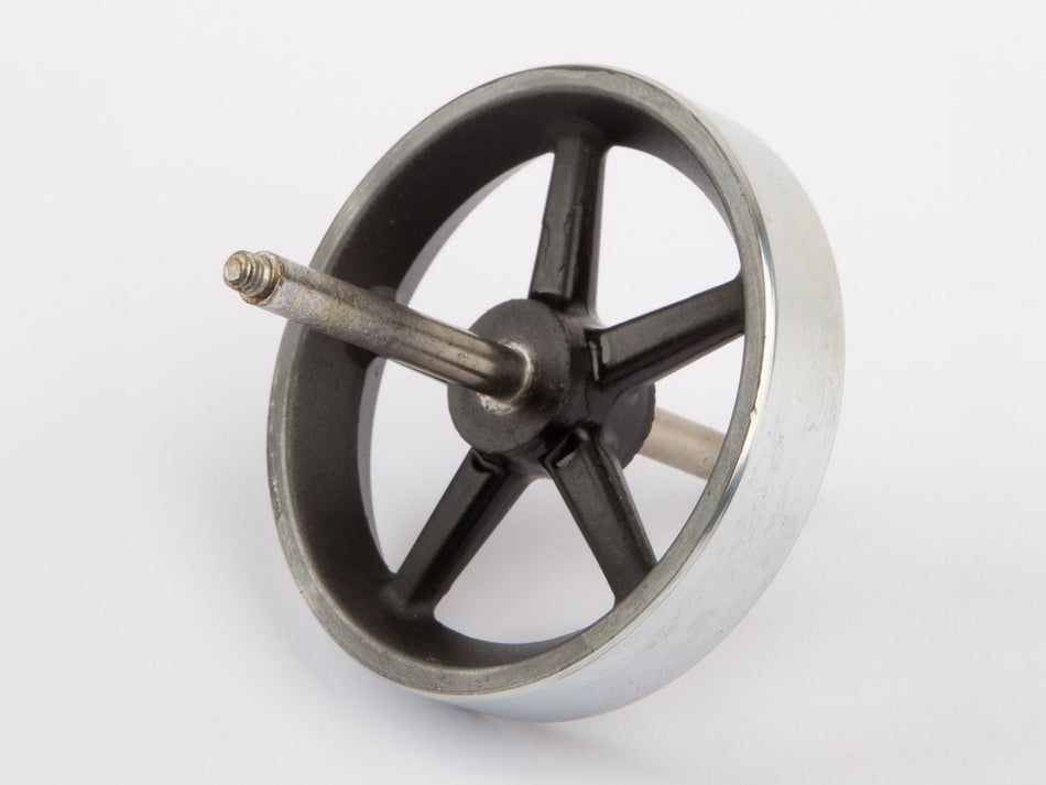 Wilesco 01672 Flywheel, 50 mm diameter, with axle for Wilesco D 48
