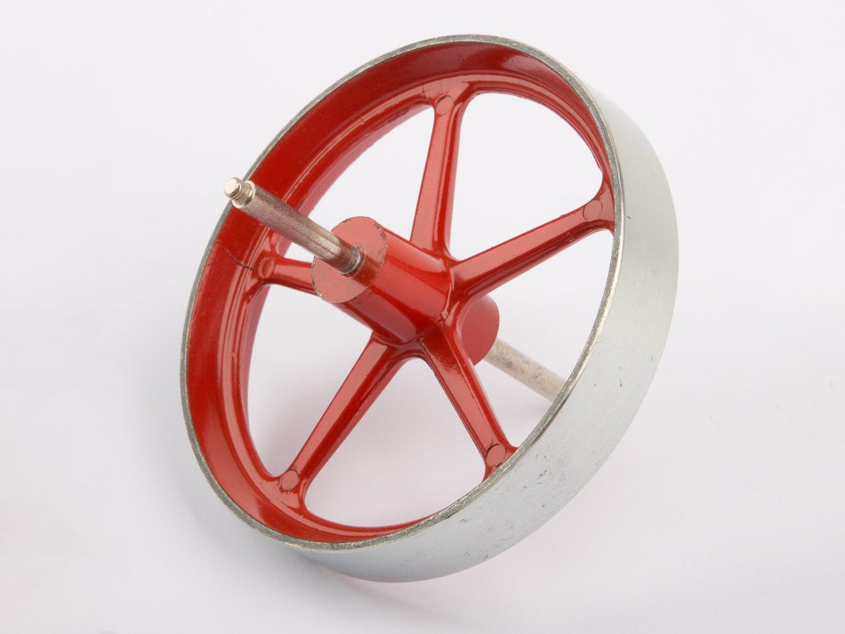 Wilesco 01681 Flywheel, 80 mm diameter, with axle for Wilesco D 22