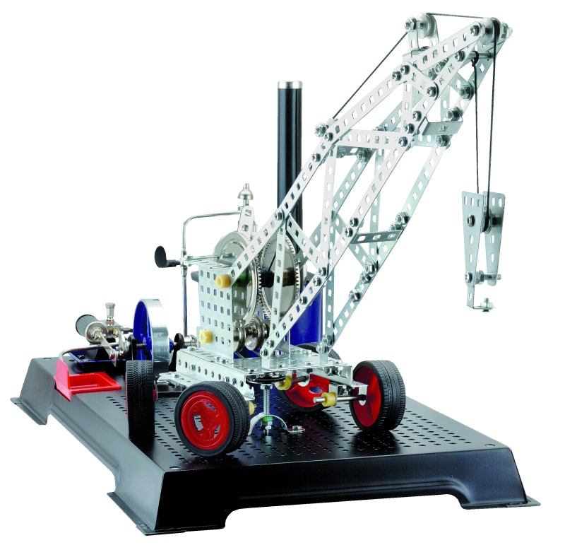 Crane Kit Wilesco K120 Live Steam Engine Toy Erector Kit Shipped from USA 